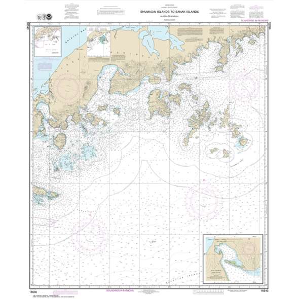 NOAA Chart 16540: Shumagin Islands to Sanak Islands