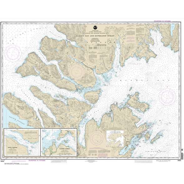 NOAA Chart 16594: Marmot Bay and Kupreanof Strait