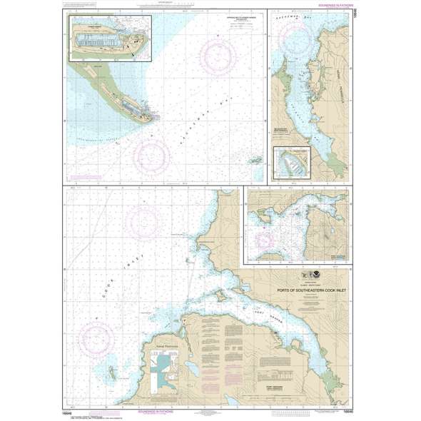 NOAA Chart 16646: Ports of Southeastern Cook Inlet Port Chatham