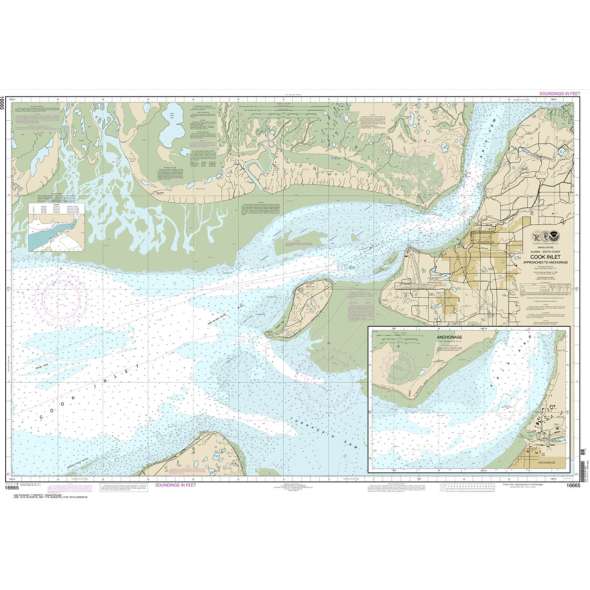 NOAA Chart 16665: Cook Inlet-Approaches to Anchorage
