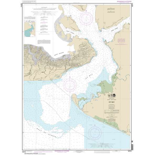 NOAA Chart 16741: Icy Bay