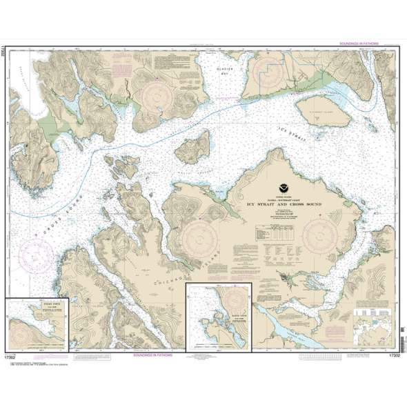 NOAA Chart 17302: Icy Strait and Cross Sound