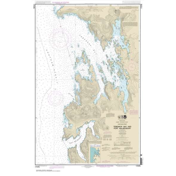 NOAA Chart 17376: Tebenkof Bay and Port Malmesbury
