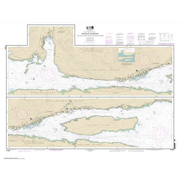 NOAA Chart 17430: Tongass Narrows