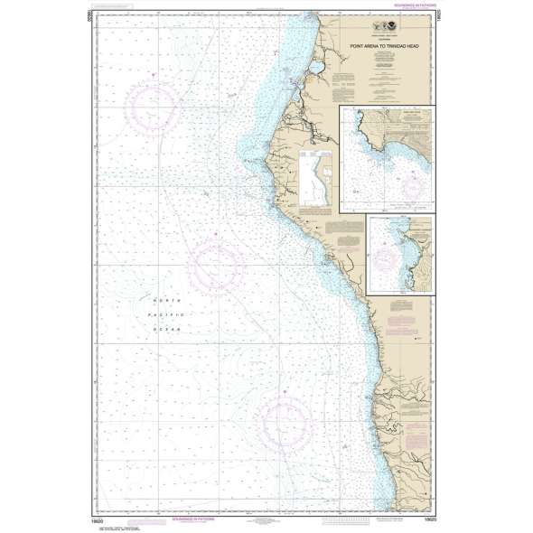NOAA Chart 18620: Point Arena to Trinidad Head