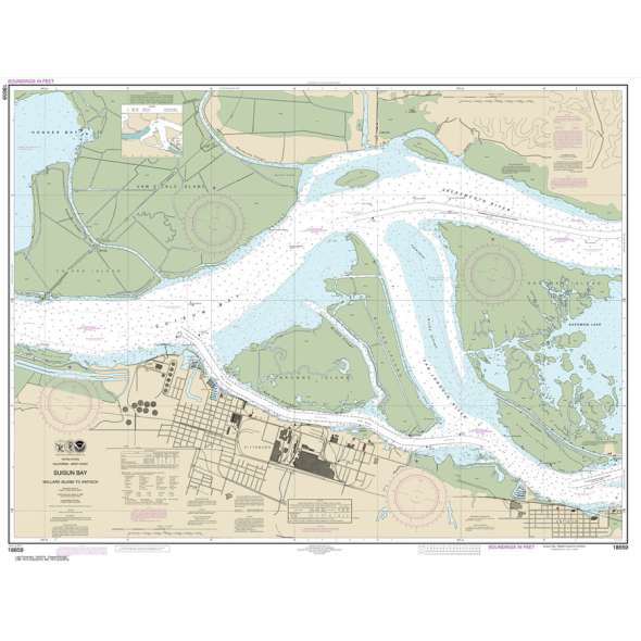 NOAA Chart 18659: SUISUN BAY-Mallard Island to Antioch