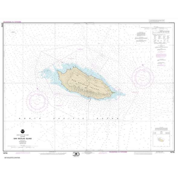 NOAA Chart 18755: San Nicolas Island