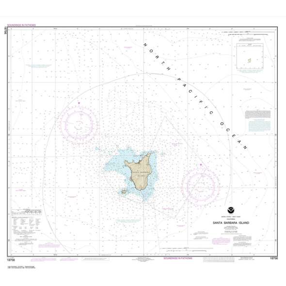 NOAA Chart 18756: Santa Barbara Island