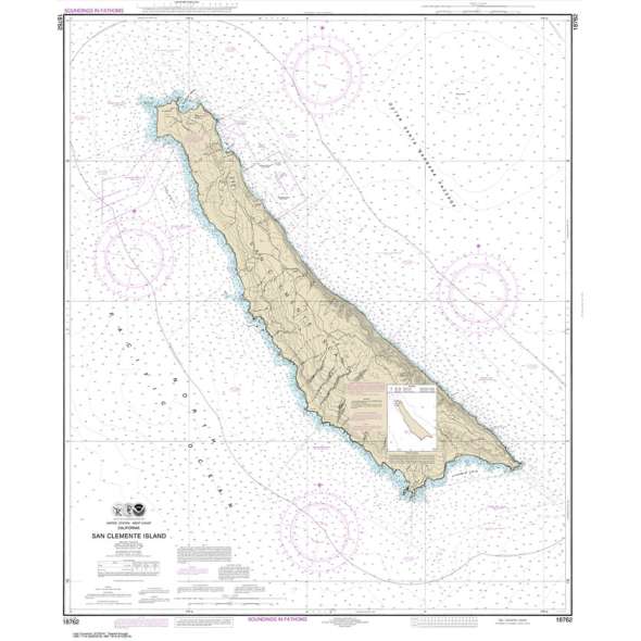 NOAA Chart 18762: San Clemente Island