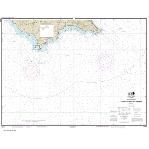 NOAA Chart 18764: San Clemente Island Pyramid Cove and approaches