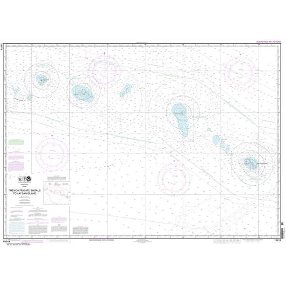 NOAA Chart 19019: French Frigate Shoals to Laysan Island