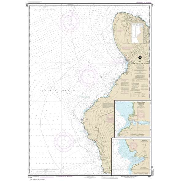 NOAA Chart 19327: West Coast of Hawai'i Cook Point to Upolu Point