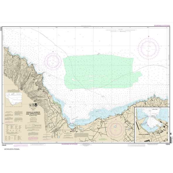 NOAA Chart 19342: Kahului Harbor and approaches