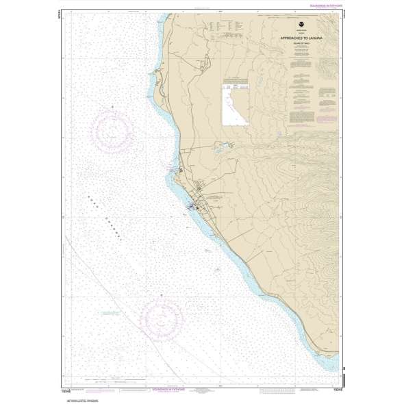 NOAA Chart 19348: Approaches to Lahaina: Island of Maui