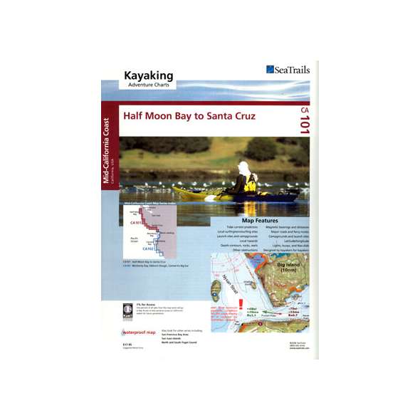 Sea Trails Map:  Half Moon Bay to Santa Cruz
