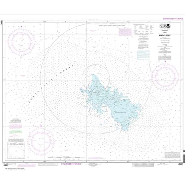 NOAA Chart 19441: Maro Reef