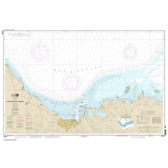 NOAA Chart 25645: Christiansted Harbor