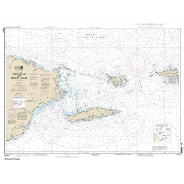 NOAA Chart 25650: Virgin Passage and Sonda de Vieques