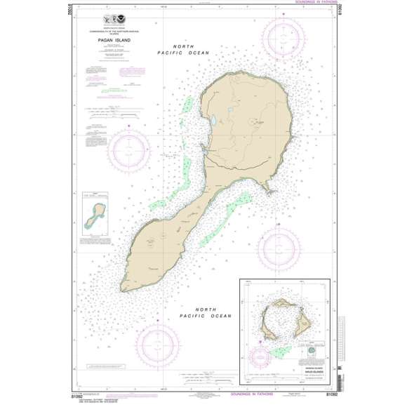 NOAA Chart 81092: Commonwealth of the Northern Mariana Islands
