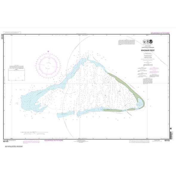 NOAA Chart 83153: United States Possesion Kingman Reef