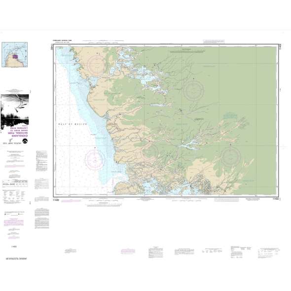 NOAA Chart 11432: Everglades National Park Shark River to Lostmans River