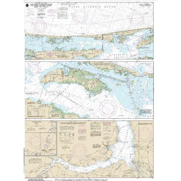 NOAA Chart 12205: Cape Henry to Pamlico Sound, Including Albemarle Sd.