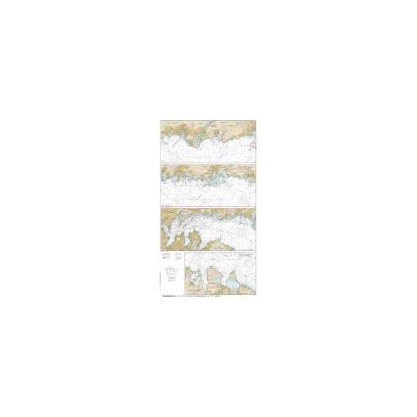 NOAA Chart 12364: Long Island Sound-New Haven Harbor Entrance and Port Jefferson to Throgs Neck (8 PAGE FOLIO)
