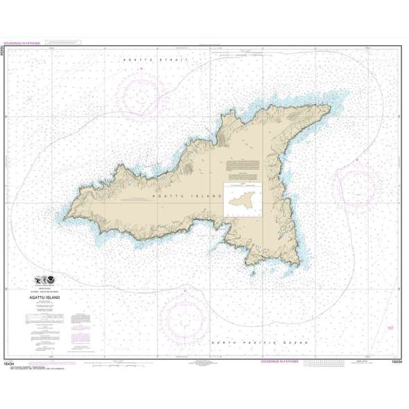 NOAA Chart 16434: Agattu Island