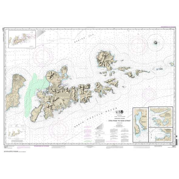 NOAA Chart 16471: Atka Pass to Adak Strait