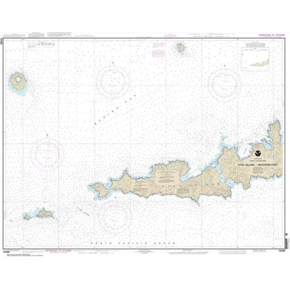 NOAA Chart 16486: Atka Island: western part