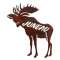 Moose with Juneau - Magnet - Paracay