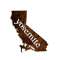 California Climber with Yosemite Text - Magnet - Paracay