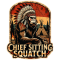 Chief Sitting Squatch - Sticker - Paracay