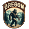 Oregon Misty Mountains Squatch - Sticker - Paracay
