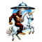 The Unbelievable Trio (UFO + Bigfoot + Unicorn) - Sticker - Paracay