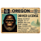 Vintage Bigfoot ID - Oregon - Sticker - Paracay