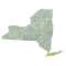 New York sectional chart wall map, decorative FAA chart, reference only