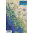 Alaska Inside Passage Map Guide LAMINATED CARD