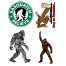 Bigfoot Gifts & Books :Bigfoot/Sasquatch Sticker Sheet #2 (10 PACK)