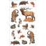 Wild, Wonderful Tattoo Woodland Animals: 60 Temporary Tattoos That Teach - Book
