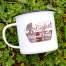 Bigfoot National Forest Believe - 16 oz Vintage Campfire Mug