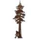 Redwood Tree w/ Bigfoot MAGNET - Bigfoot Gift