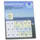 HISTORICAL NOAA BookletChart 18521: Columbia River Pacific Ocean to Harrington Point;Ilwaco Harbor, Handy 8.5" x 11" Size. Paper Chart Book Designed for use Aboard Small Craft