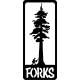 Redwood w/Logger "Forks" MAGNET