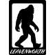 Bigfoot w/ Leavenworth MAGNET