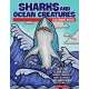 Sharks and Ocean Creatures Coloring Book