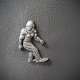 Sasquatch, Yeti, Bigfoot - Sculpted Pewter MAGNET - Paracay