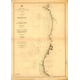 Historical Chart: Cape Mendocino to Point St. George 1891 (36 x 50 inches)
