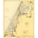 Historical Chart: Humboldt Bay 1921 (36 x 43 inches)