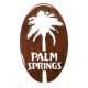 Palm Springs w/Palm Oval MAGNET